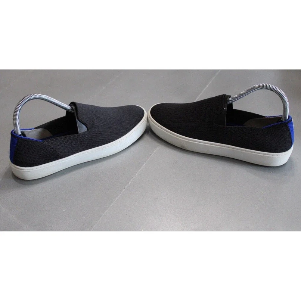 Rothy’s The Original‎ Slip On Sneakers Womens 7.5 Black Knit Casual Comfort